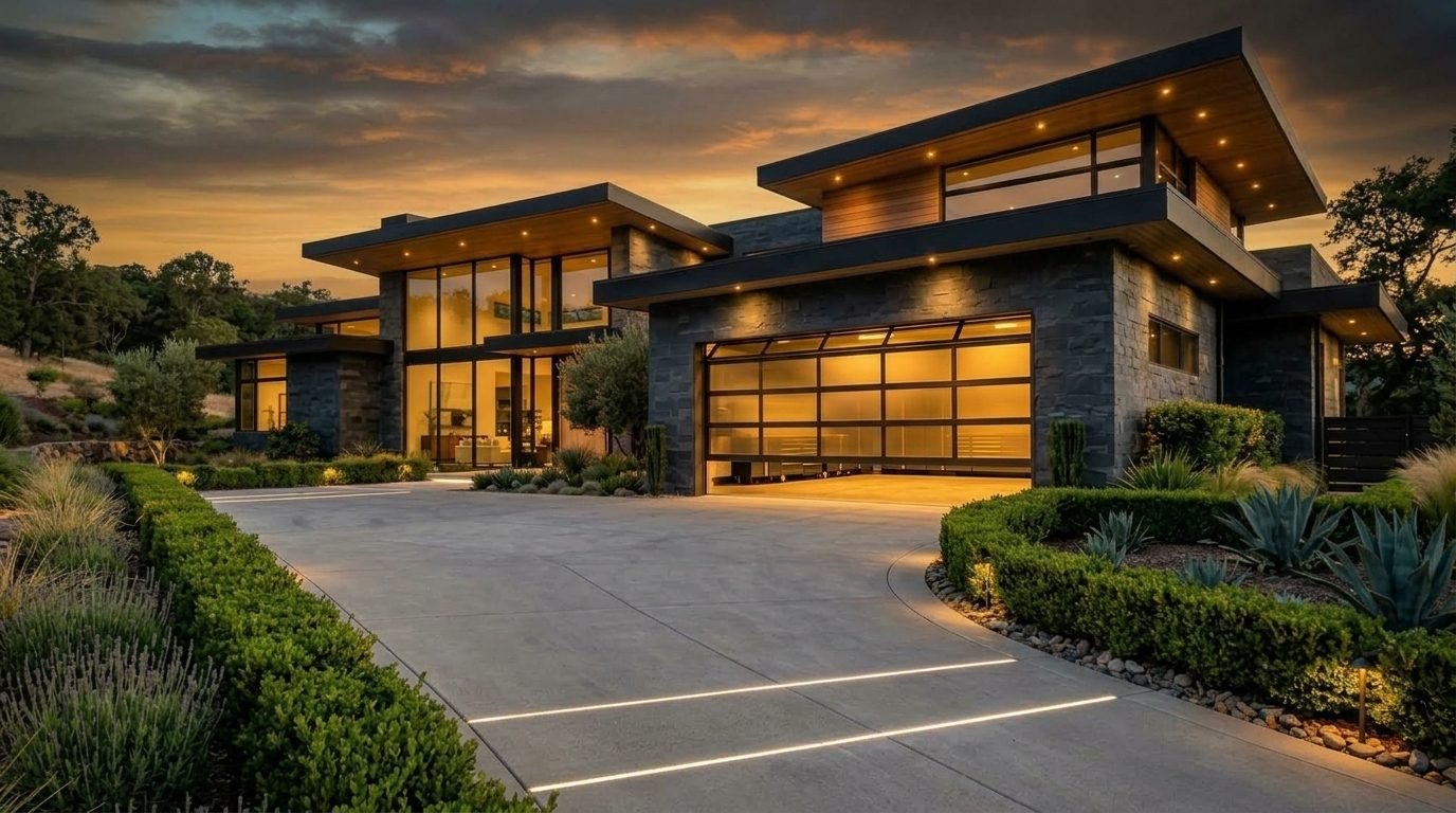 Rodrigo Garage Door Service Overhead Garage Door Gliding Open in Round Rock, TX